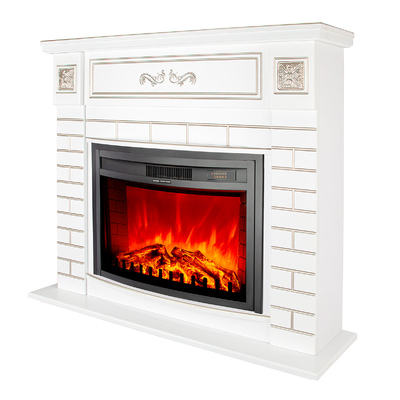 Elektrischer Kamin Orion & Zakynthos, Art Flame, 1005x1150x330 mm, 1500W, 2 Heizleistungen, 5 Flammenintensitätsmodi, Timer