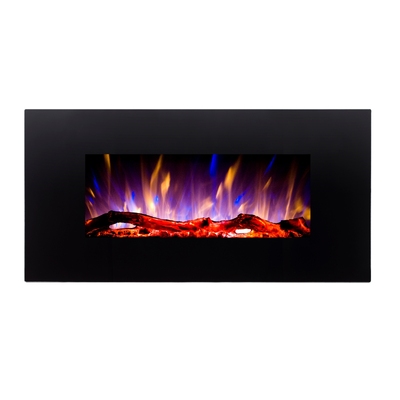 Elektrischer Wandkamin Marcus, Art Flame, 450x840x140 mm, 1500W, 3 Flammenfarben, 5 Flammenintensitätsmodi, Timer