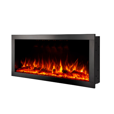 Elektrischer Einbau-/Wandkamin Haven 50, Art Flame, 460x1270x162 mm, 1500W, mehr als 100 Farbkombinationen, Thermostat, Brennholz und Kristalle