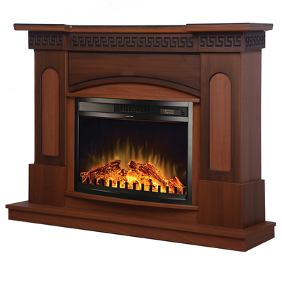Elektrischer Kamin Franco & Zakynthos, Art Flame, 1020x1300x400 mm, 1500W, 2 Heizleistungen, 5 Flammenintensitätsmodi, Timer