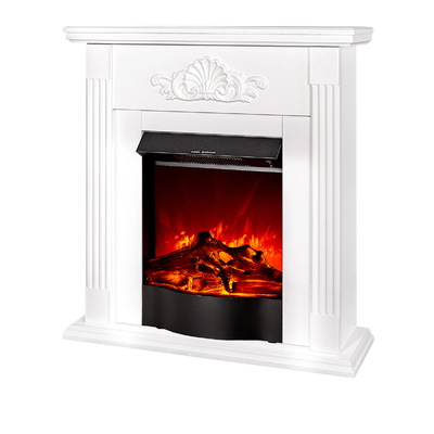 Elektrischer Kamin Sorina & Corsica, Art Flame, 900x900x270 mm, 1500W, 2 Heizleistungen, 5 Flammenintensitätsmodi, An/aus Schalter