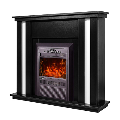 Elektrischer Kamin Gustavo & Cristina, Art Flame, 950x1100x270 mm, 2000W, 2 Heizleistungen, 5 Flammenintensitätsmodi, Timer