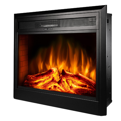 Eingebauter elektrischer Kamin Carmen, Art Flame, 635x780x225 mm, 1950W, 2 Heizleistungen, 5 Flammenintensitätsmodi, Timer