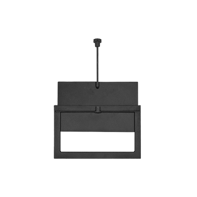 Klappe für Schornstein Z 108, 210×350 mm, Gusseisen, hitzebeständig 700–950 ℃, Schiebemechanismus