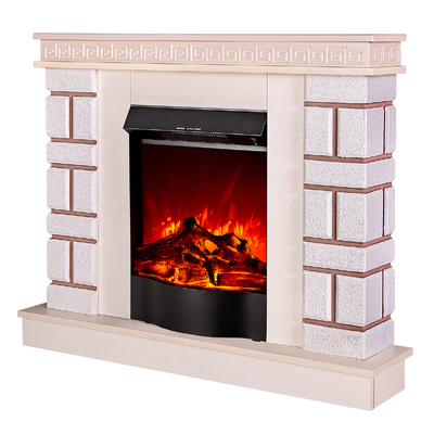 Elektrischer Kamin Nazary mini & Corsica, 874x1080x245 mm, 1500W, 2 Heizleistungen, 5 Flammenintensitätsmodi, An/aus Schalter