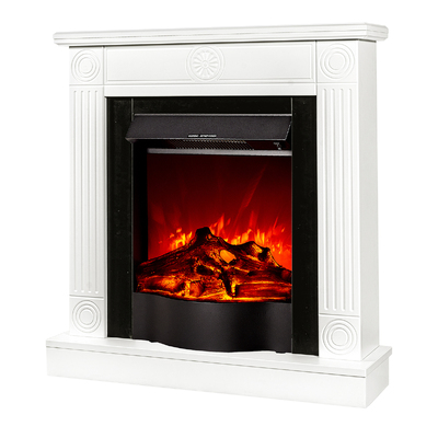 Elektrischer Kamin Donald & Corsica, Art Flame, 865x820x250 mm, 1500W, 2 Heizleistungen, 5 Flammenintensitätsmodi, An/aus Schalter