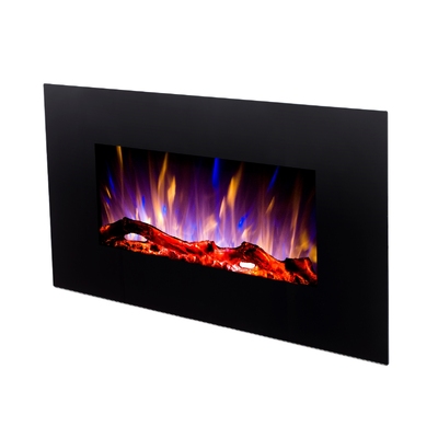 Elektrischer Wandkamin Marcus, Art Flame, 450x840x140 mm, 1500W, 3 Flammenfarben, 5 Flammenintensitätsmodi, Timer