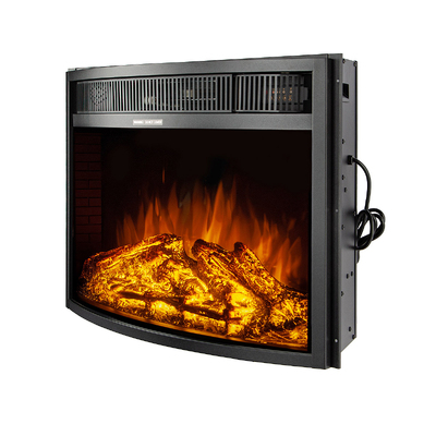 Eingebauter elektrischer Kamin Ararat, Art Flame, 495x660x310 mm, 1950W, Knistereffekt des Brennholzes, 5 Flammenintensitätsmodi, Timer