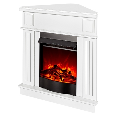 Elektrischer Eckkamin Marina & Corsica, Art Flame, 1000x1000x500 mm, 1500W, 2 Heizleistungen, 5 Flammenintensitätsmodi, An/aus Schalter