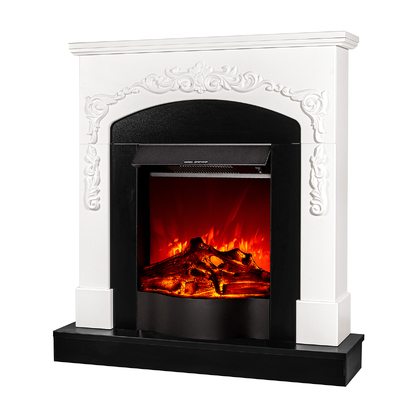 Elektrischer Kamin Casanova & Corsica, Art Flame, 975x900x250 mm, 1500W, 2 Heizleistungen, 5 Flammenintensitätsmodi, An/aus Schalter