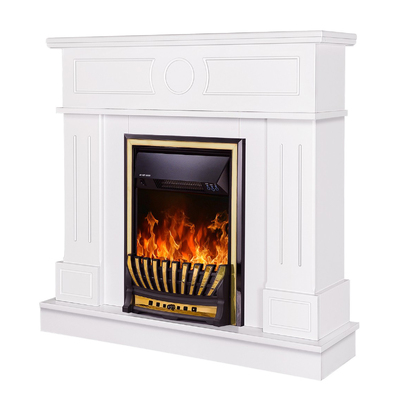 Elektrischer Kamin Ambasador & Meridian, Art Flame, 1000x1048x300 mm, 2000W, Thermostat, 5 Flammenintensitätsmodi, Timer