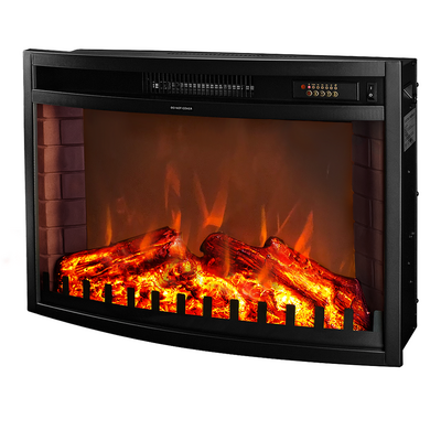 Eingebauter elektrischer Kamin Zakynthos, Art Flame, 506x711x204 mm, 1500W, 2 Heizleistungen, 5 Flammenintensitätsmodi, Timer